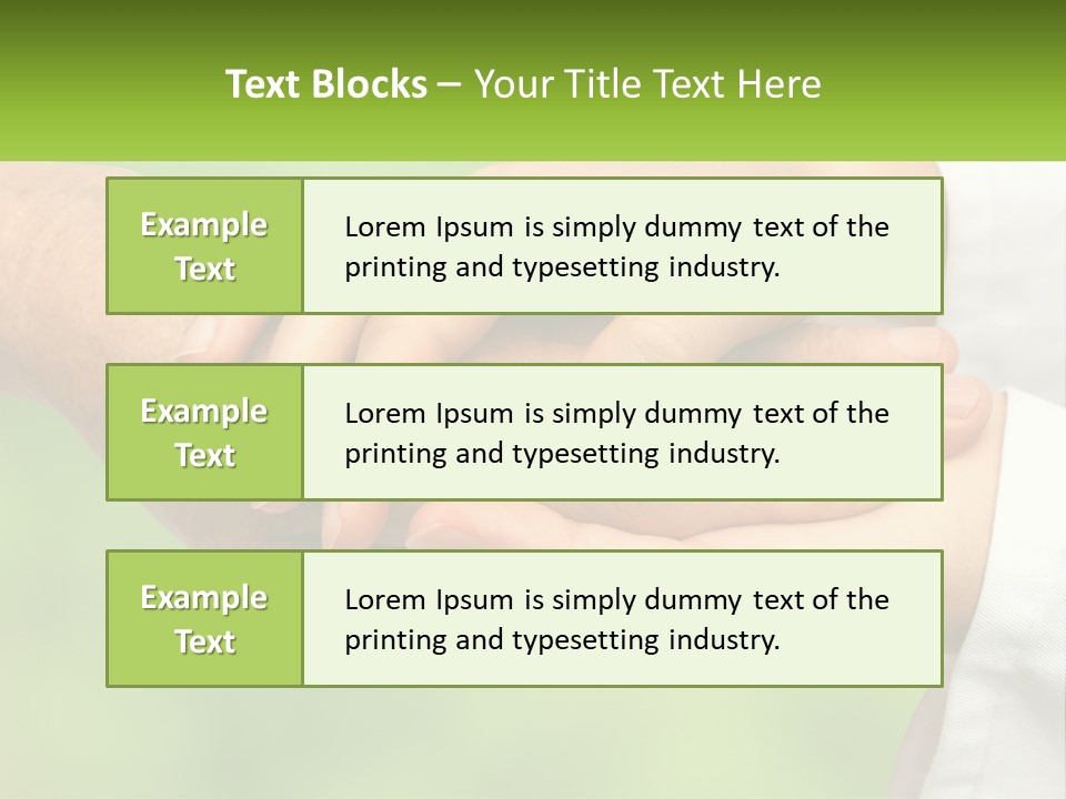 Urgency Hand Finger PowerPoint Template