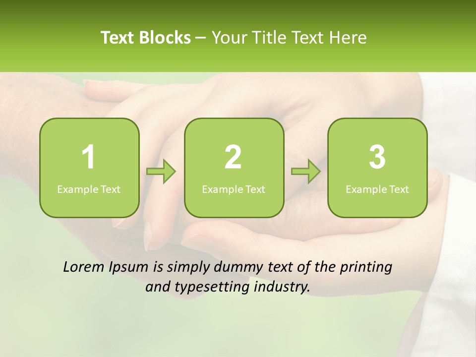 Urgency Hand Finger PowerPoint Template
