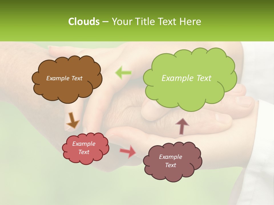 Urgency Hand Finger PowerPoint Template