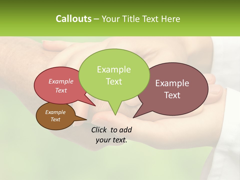 Urgency Hand Finger PowerPoint Template