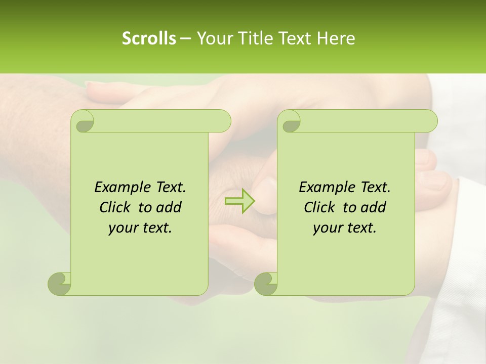 Urgency Hand Finger PowerPoint Template