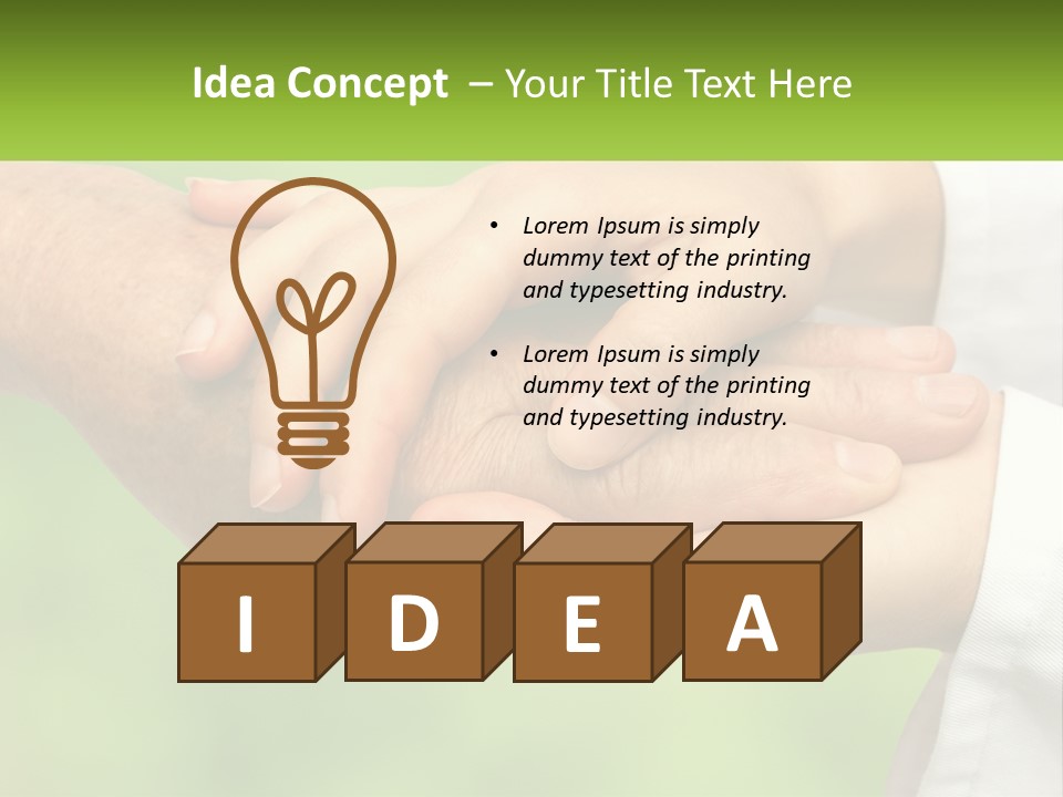 Urgency Hand Finger PowerPoint Template