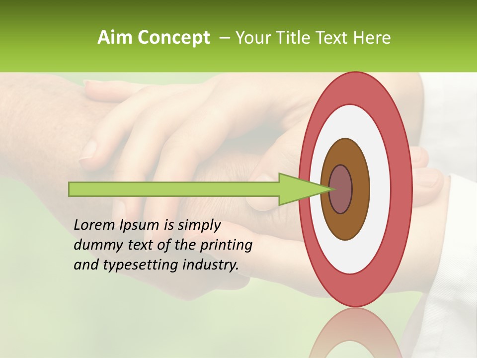 Urgency Hand Finger PowerPoint Template