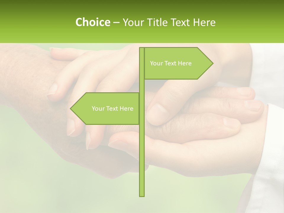 Urgency Hand Finger PowerPoint Template