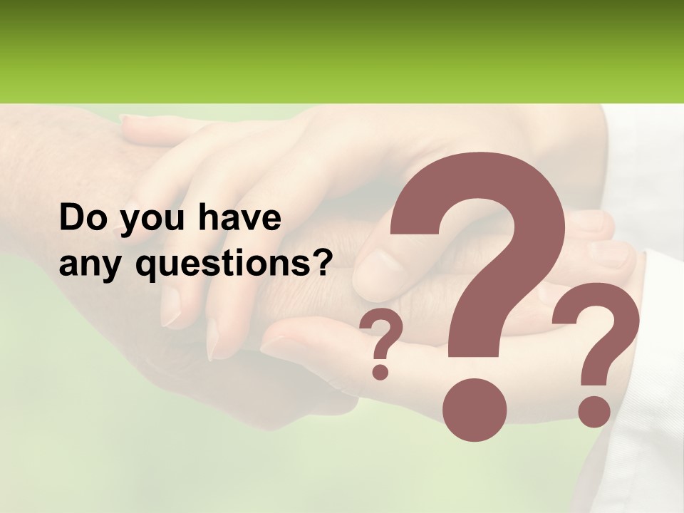 Urgency Hand Finger PowerPoint Template