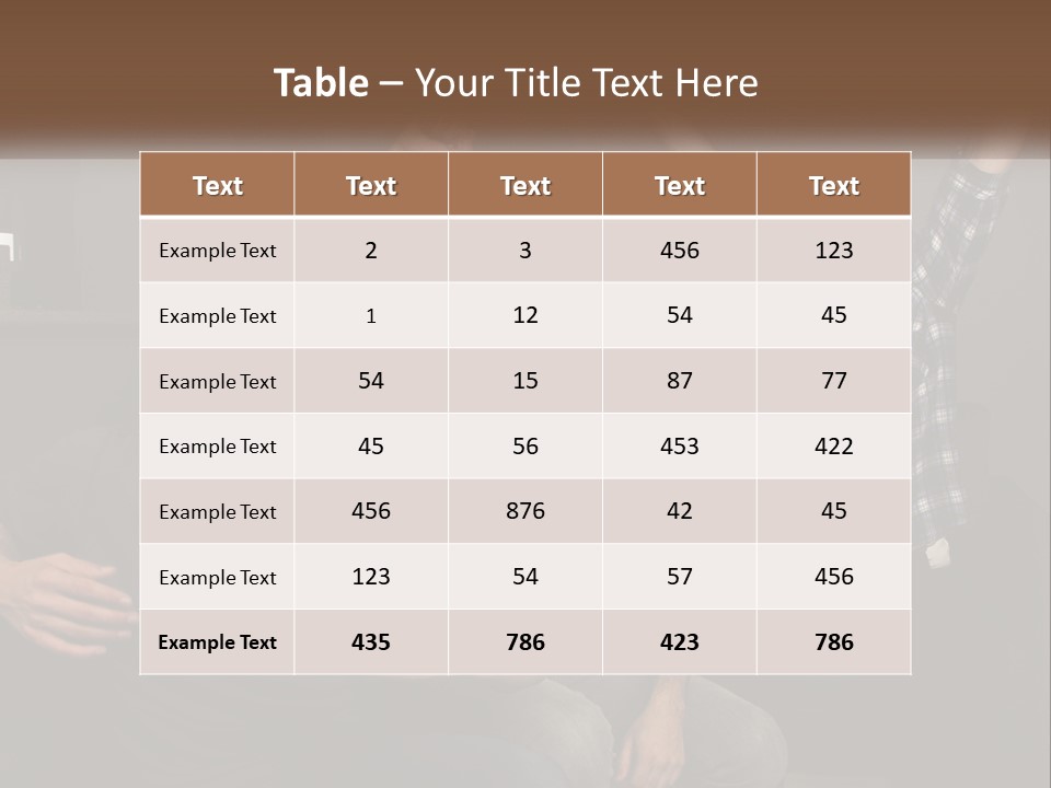Attractive Multiracial Television PowerPoint Template