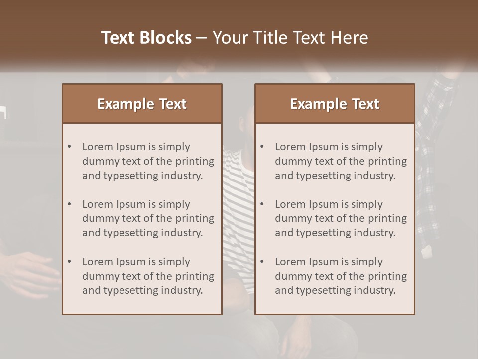 Attractive Multiracial Television PowerPoint Template
