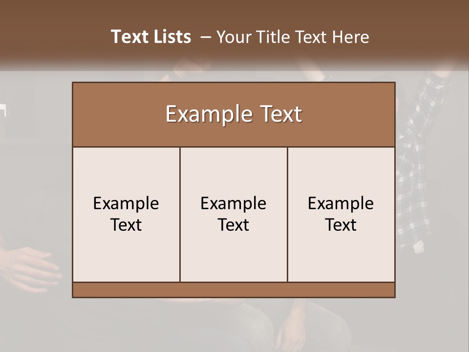 Attractive Multiracial Television PowerPoint Template