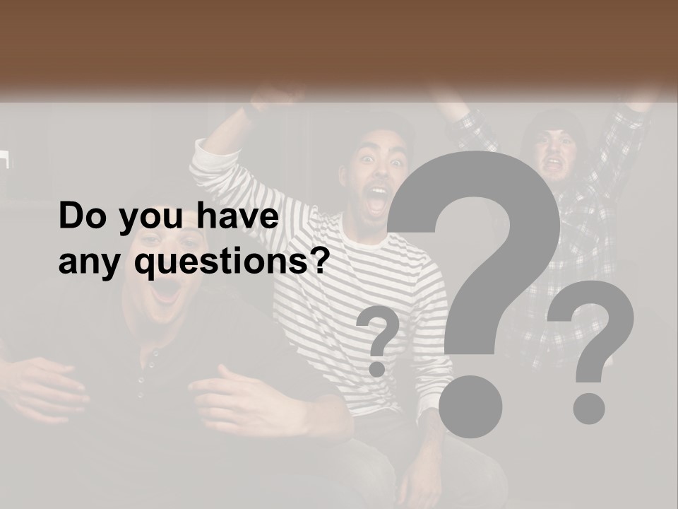 Attractive Multiracial Television PowerPoint Template