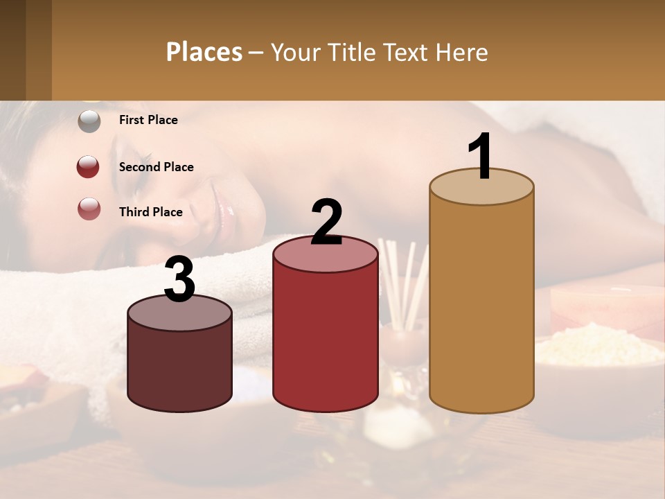 Relaxing Flower Masseur PowerPoint Template