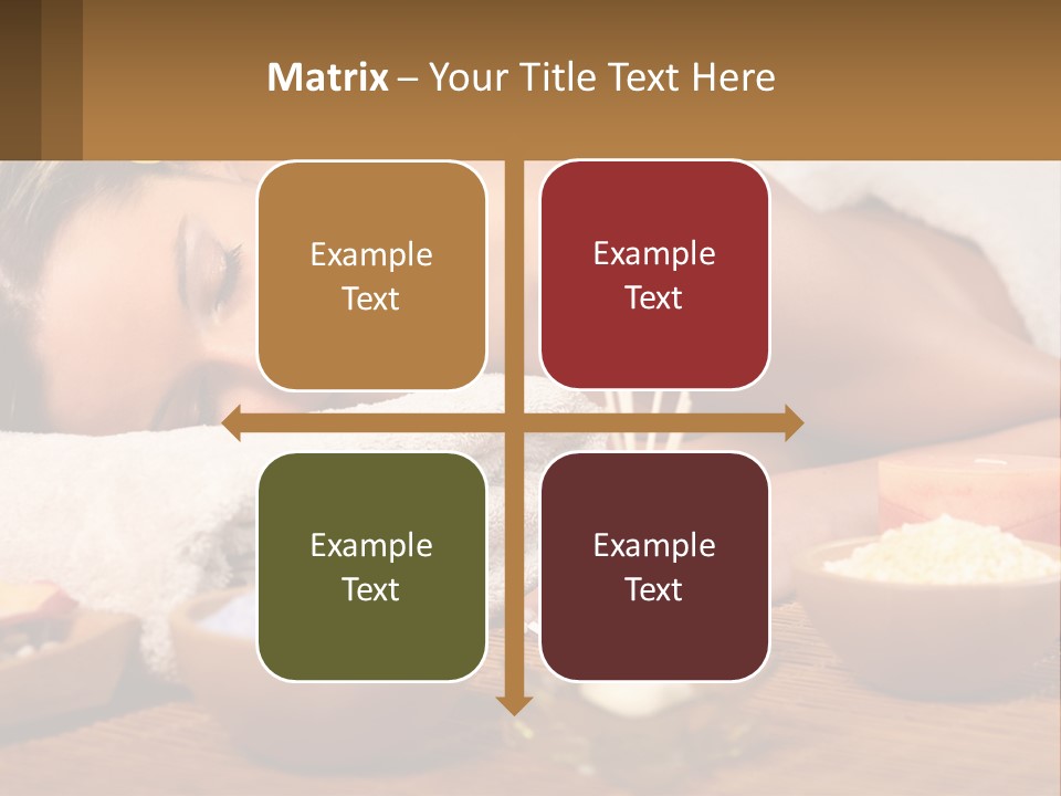 Relaxing Flower Masseur PowerPoint Template