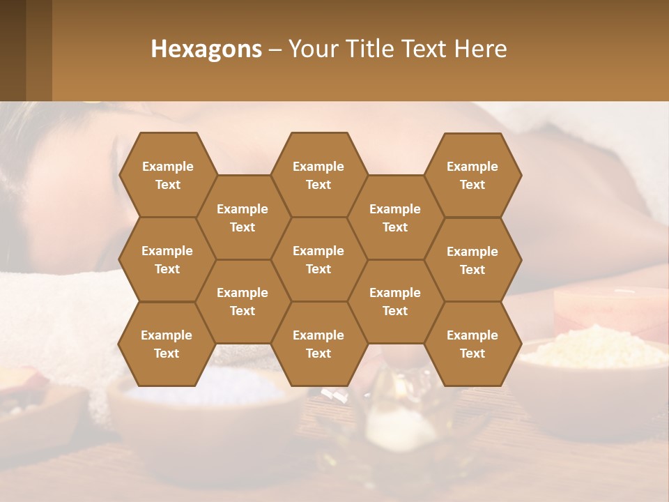 Relaxing Flower Masseur PowerPoint Template