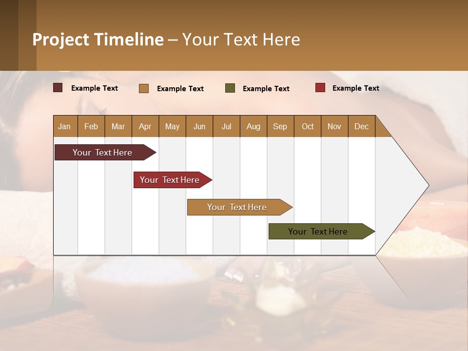 Relaxing Flower Masseur PowerPoint Template