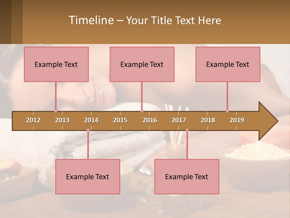 Relaxing Flower Masseur PowerPoint Template
