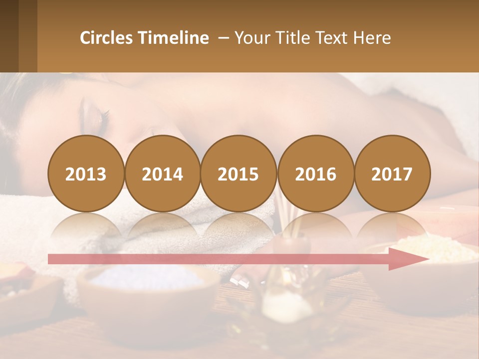 Relaxing Flower Masseur PowerPoint Template