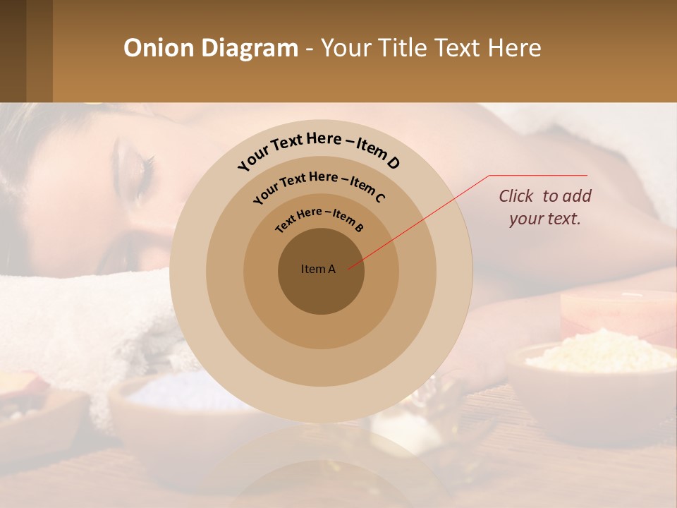 Relaxing Flower Masseur PowerPoint Template