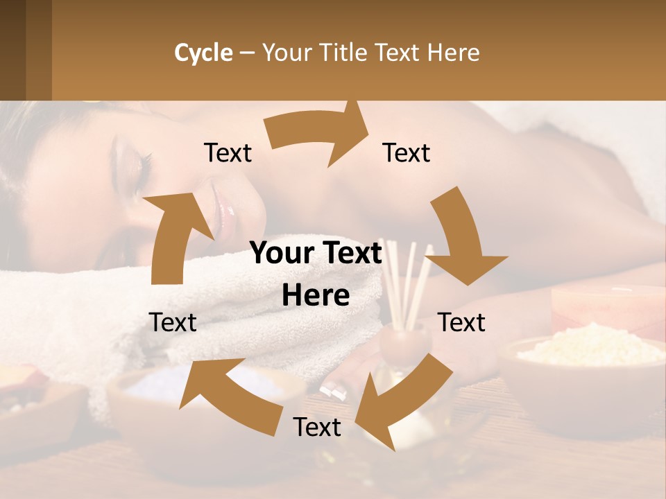 Relaxing Flower Masseur PowerPoint Template