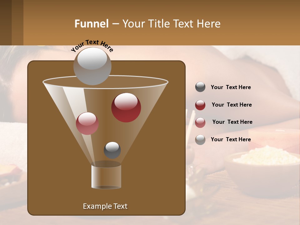 Relaxing Flower Masseur PowerPoint Template
