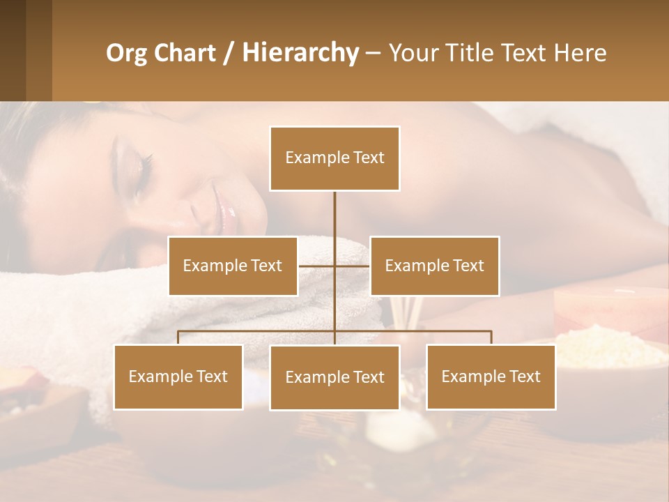 Relaxing Flower Masseur PowerPoint Template