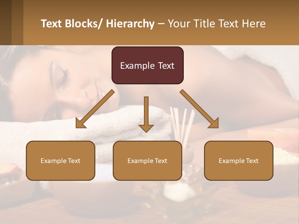 Relaxing Flower Masseur PowerPoint Template