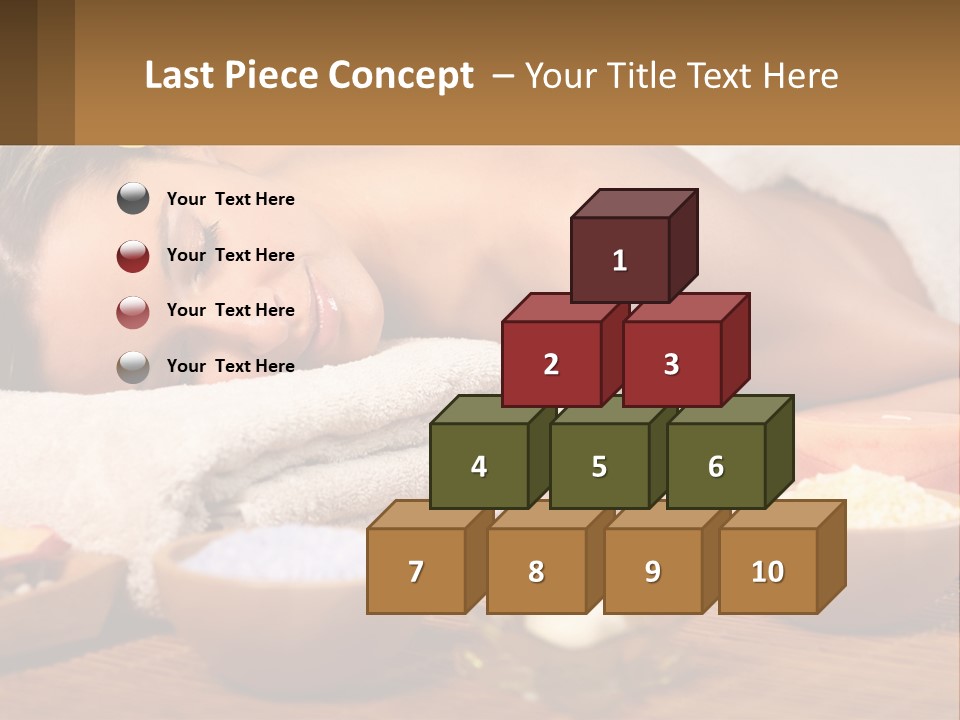 Relaxing Flower Masseur PowerPoint Template