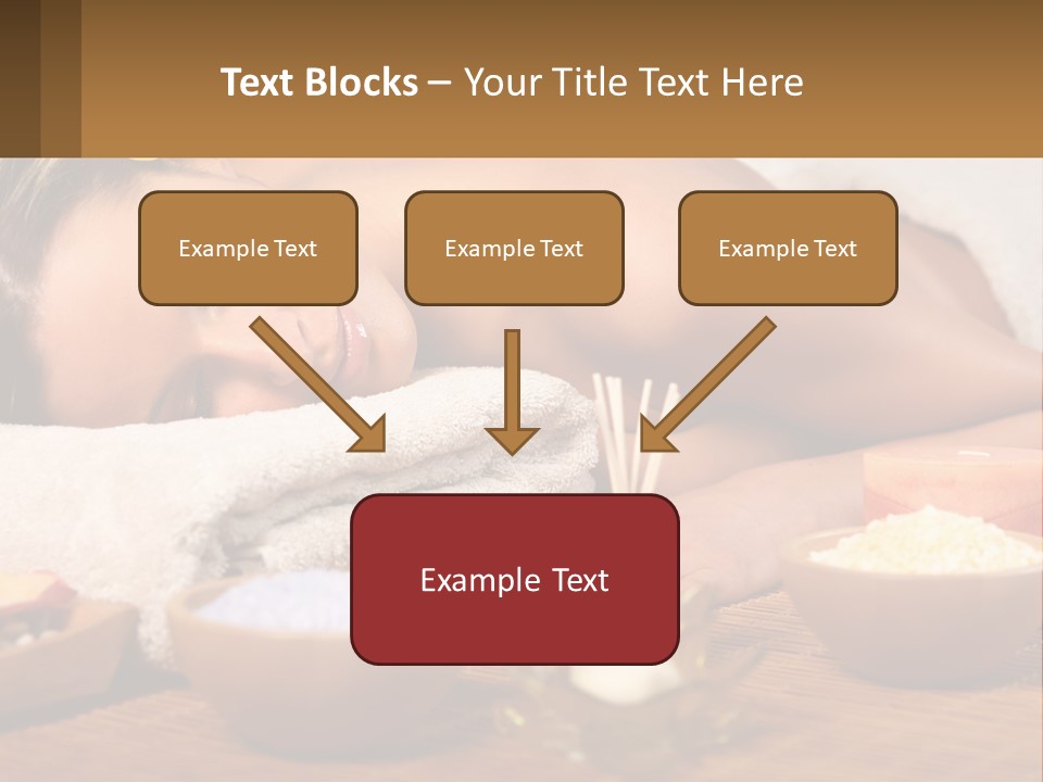 Relaxing Flower Masseur PowerPoint Template