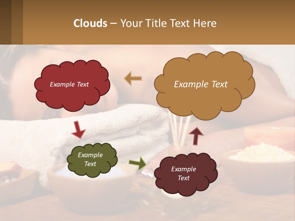 Relaxing Flower Masseur PowerPoint Template