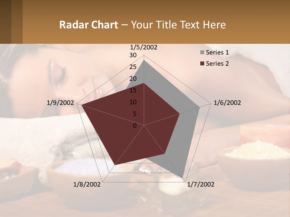 Relaxing Flower Masseur PowerPoint Template