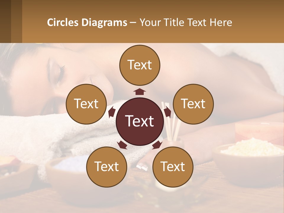 Relaxing Flower Masseur PowerPoint Template