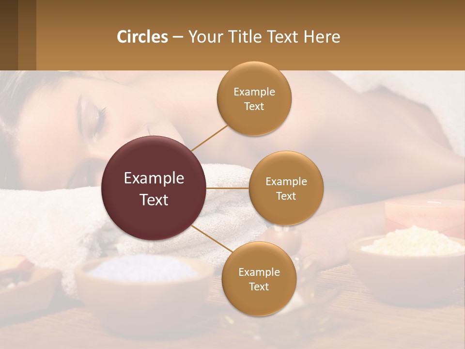 Relaxing Flower Masseur PowerPoint Template