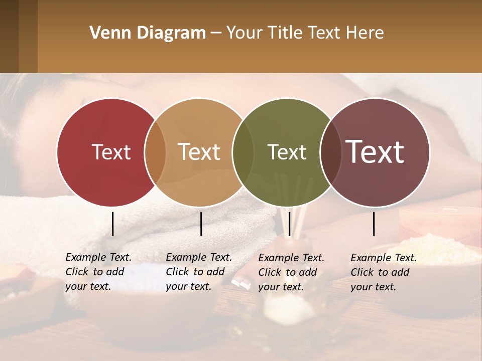 Relaxing Flower Masseur PowerPoint Template