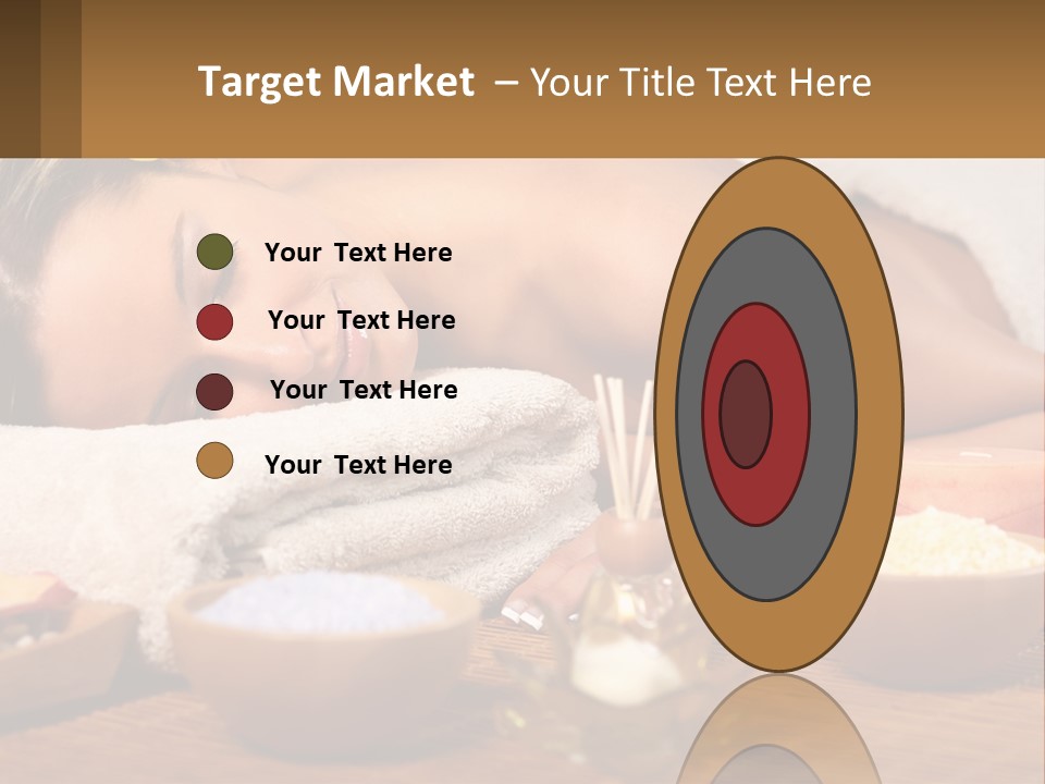 Relaxing Flower Masseur PowerPoint Template