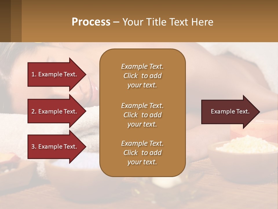 Relaxing Flower Masseur PowerPoint Template