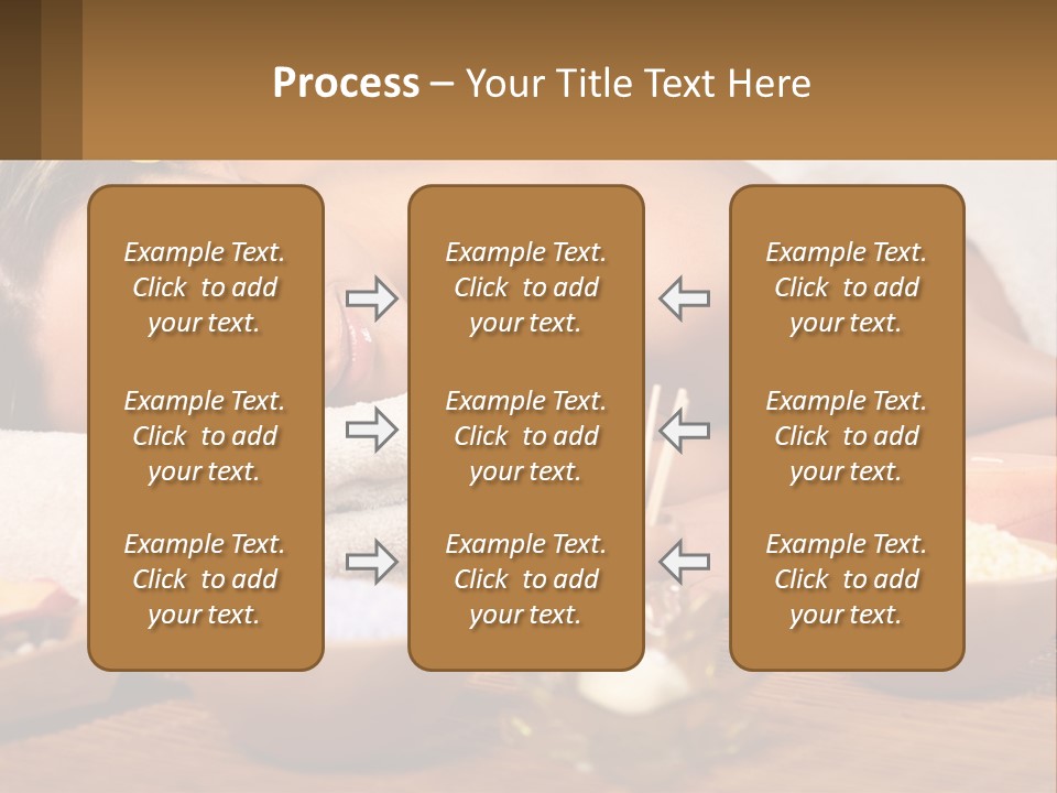 Relaxing Flower Masseur PowerPoint Template