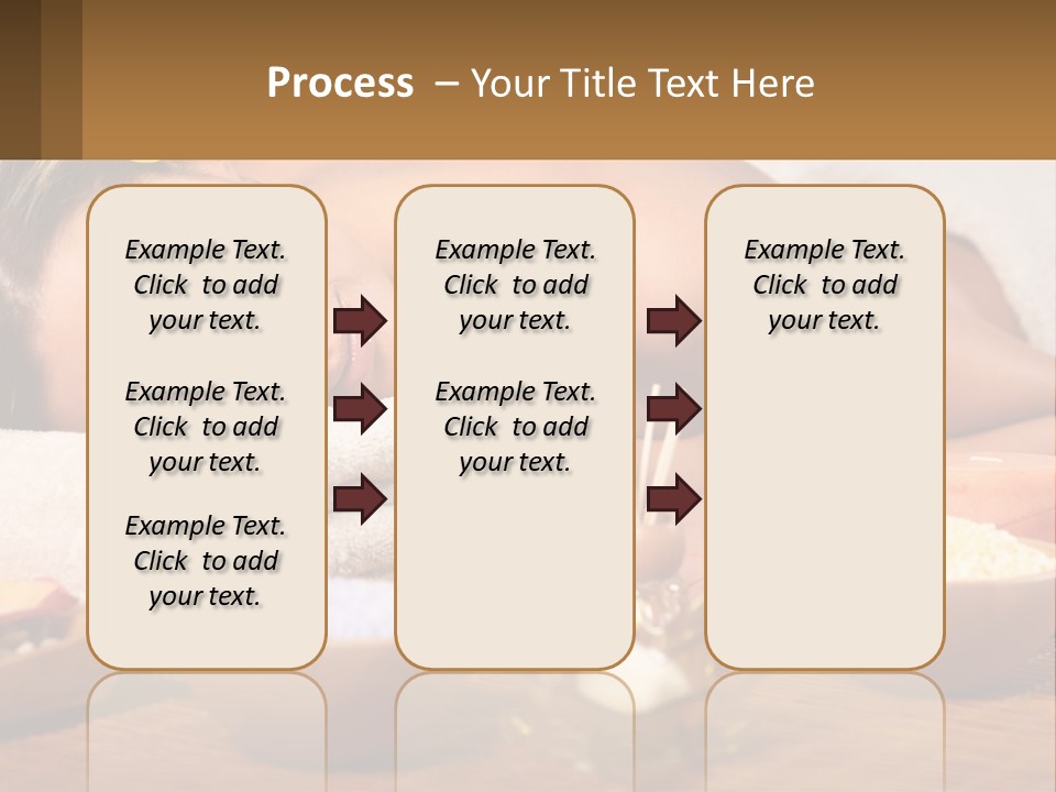 Relaxing Flower Masseur PowerPoint Template
