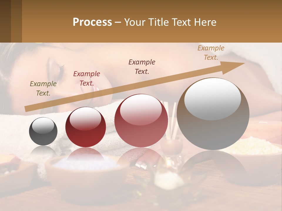 Relaxing Flower Masseur PowerPoint Template