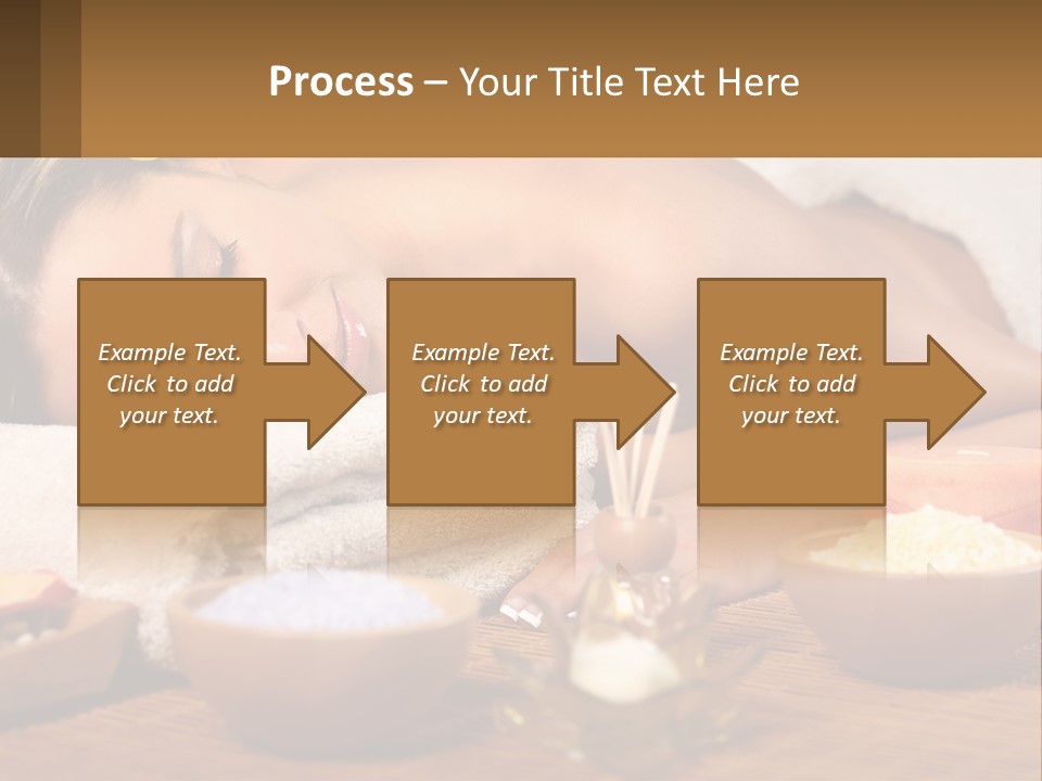 Relaxing Flower Masseur PowerPoint Template