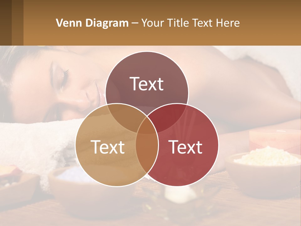 Relaxing Flower Masseur PowerPoint Template