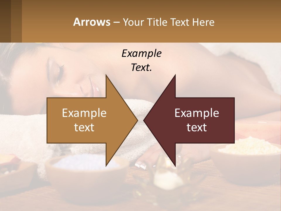 Relaxing Flower Masseur PowerPoint Template