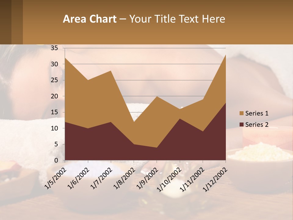 Relaxing Flower Masseur PowerPoint Template