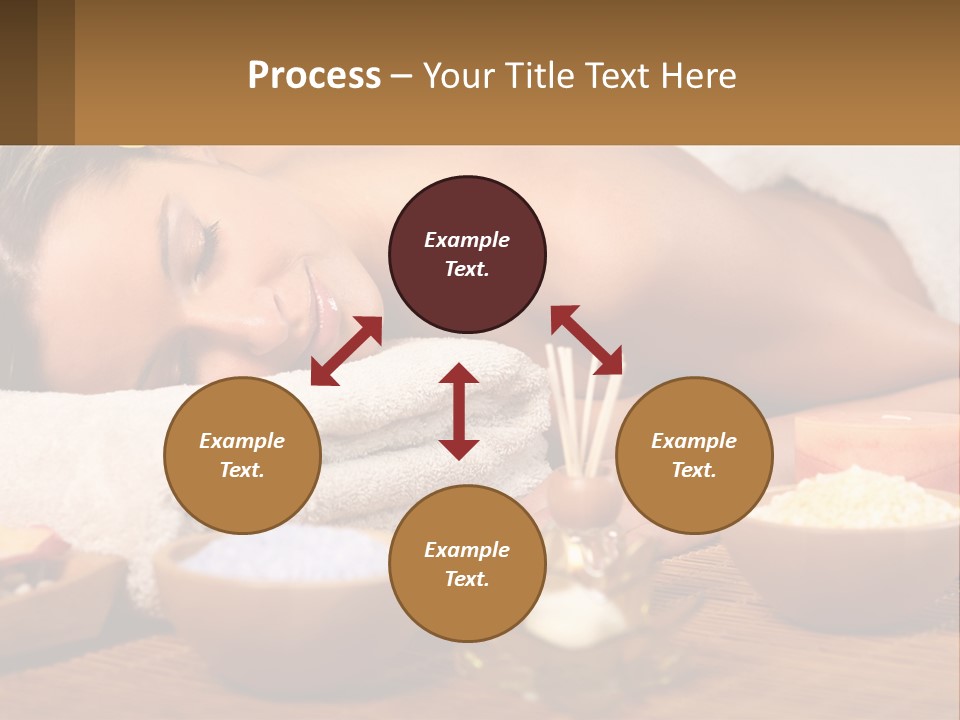 Relaxing Flower Masseur PowerPoint Template