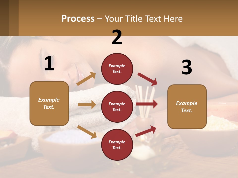 Relaxing Flower Masseur PowerPoint Template