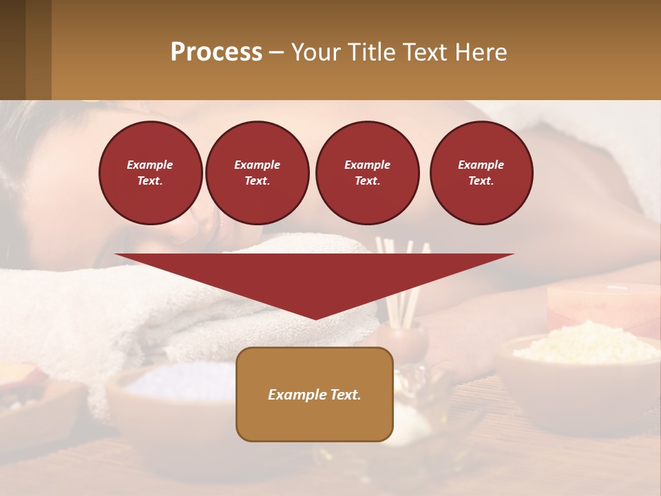 Relaxing Flower Masseur PowerPoint Template