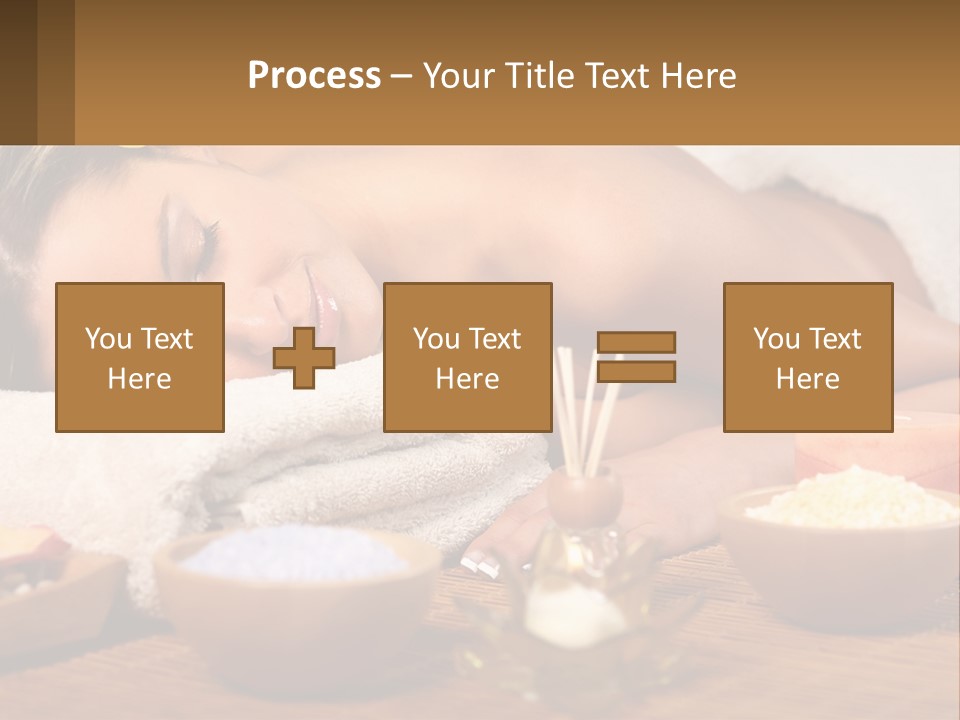 Relaxing Flower Masseur PowerPoint Template