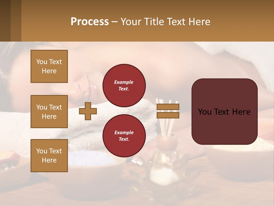 Relaxing Flower Masseur PowerPoint Template