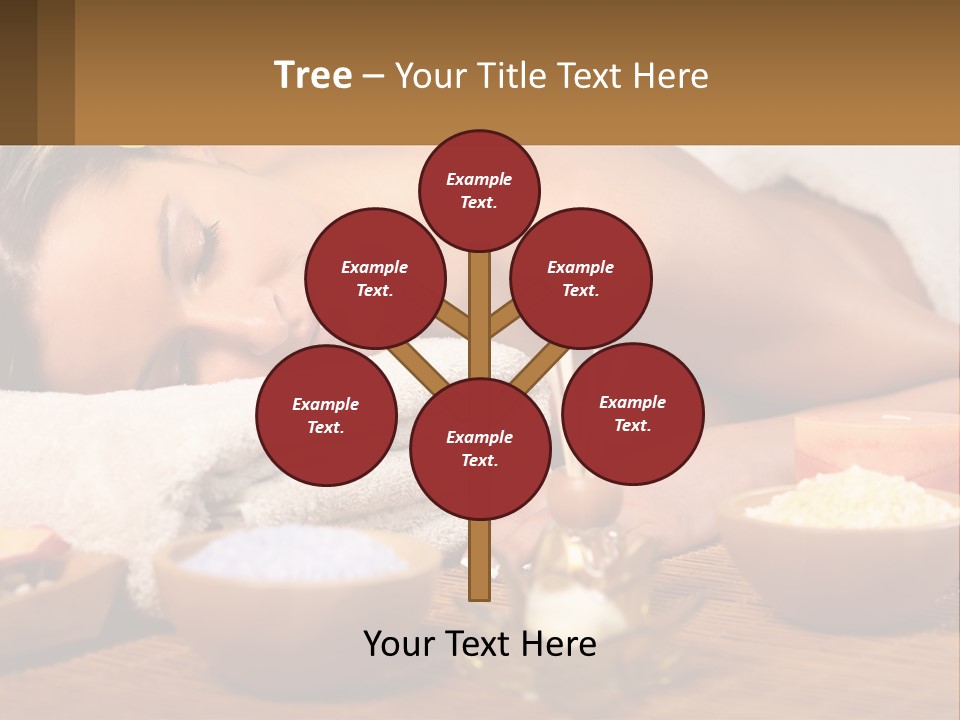 Relaxing Flower Masseur PowerPoint Template