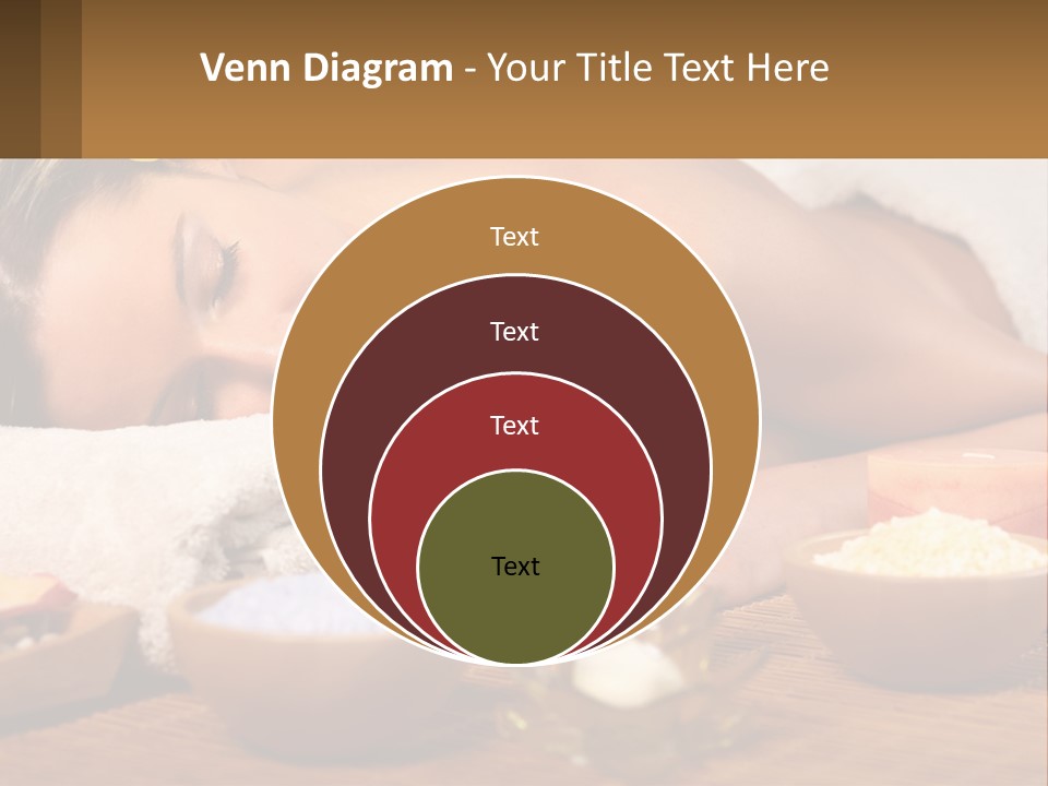 Relaxing Flower Masseur PowerPoint Template