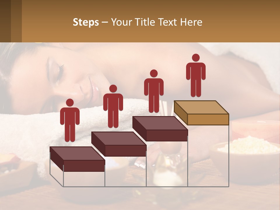 Relaxing Flower Masseur PowerPoint Template