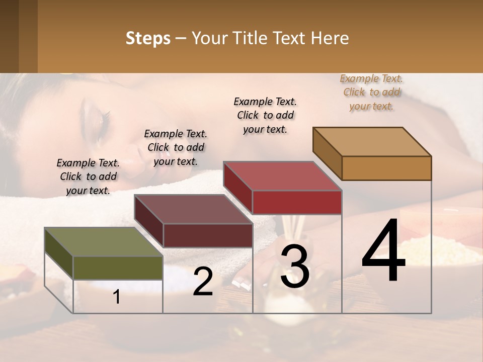 Relaxing Flower Masseur PowerPoint Template