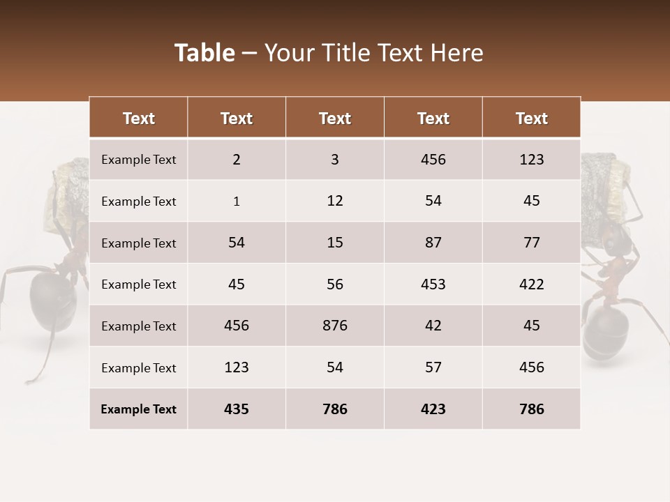 Animals Work Weight PowerPoint Template